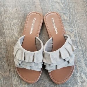 Slide Ruffle Sandals